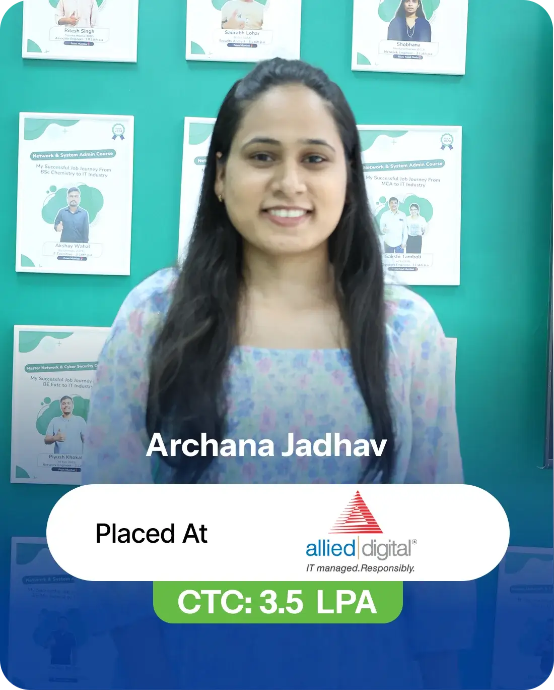 Awdiz Networking Course Placements 4 Lpa